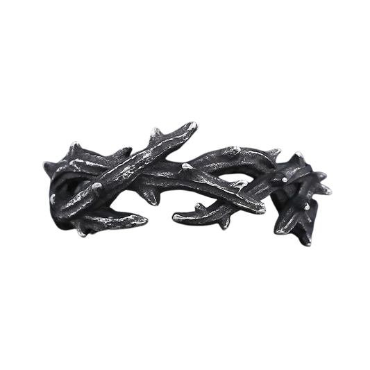 Black Crown Of Thorns Ring